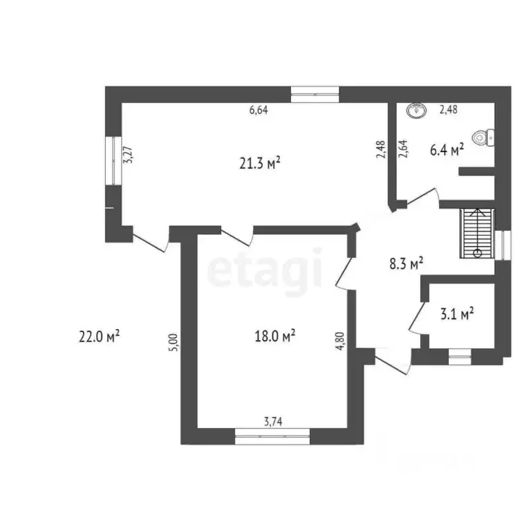 Дом в Калужская область, Малоярославецкий район, Шумятино с/пос, д. ... - Фото 2