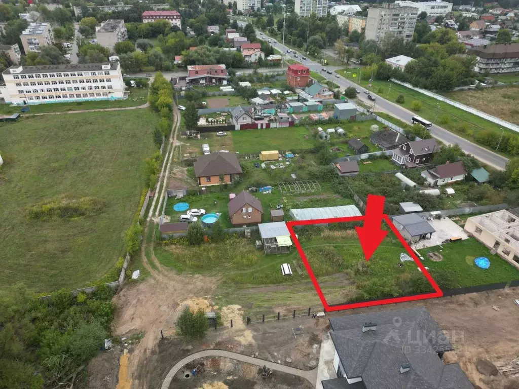 Участок в Московская область, Серпухов городской округ, пос. Большевик ... - Фото 1