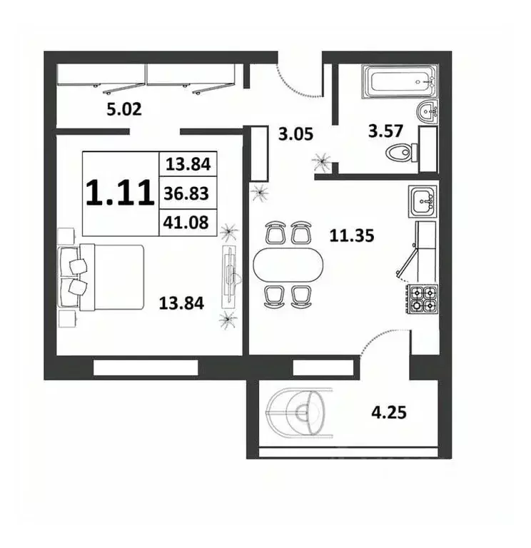 1-к кв. Новгородская область, Великий Новгород ул. Якова Павлова, 15 ... - Фото 1