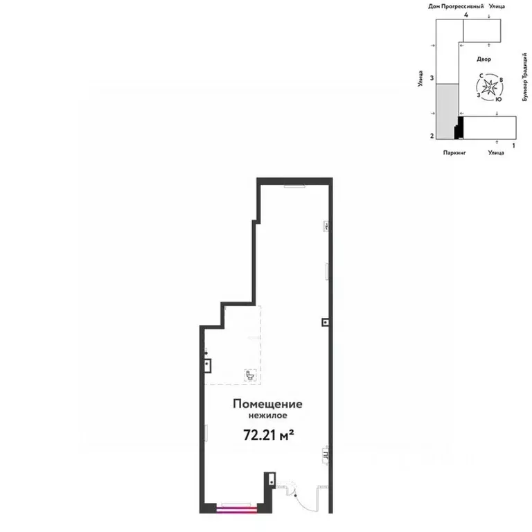 Торговая площадь в Тюменская область, Тюмень ул. Андрея Кореневского, ... - Фото 1
