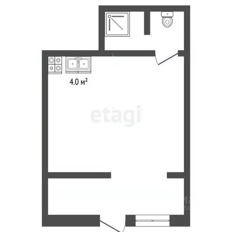 Студия Севастополь с. Орловка, ш. Качинское, 33А (19.4 м) - Фото 2