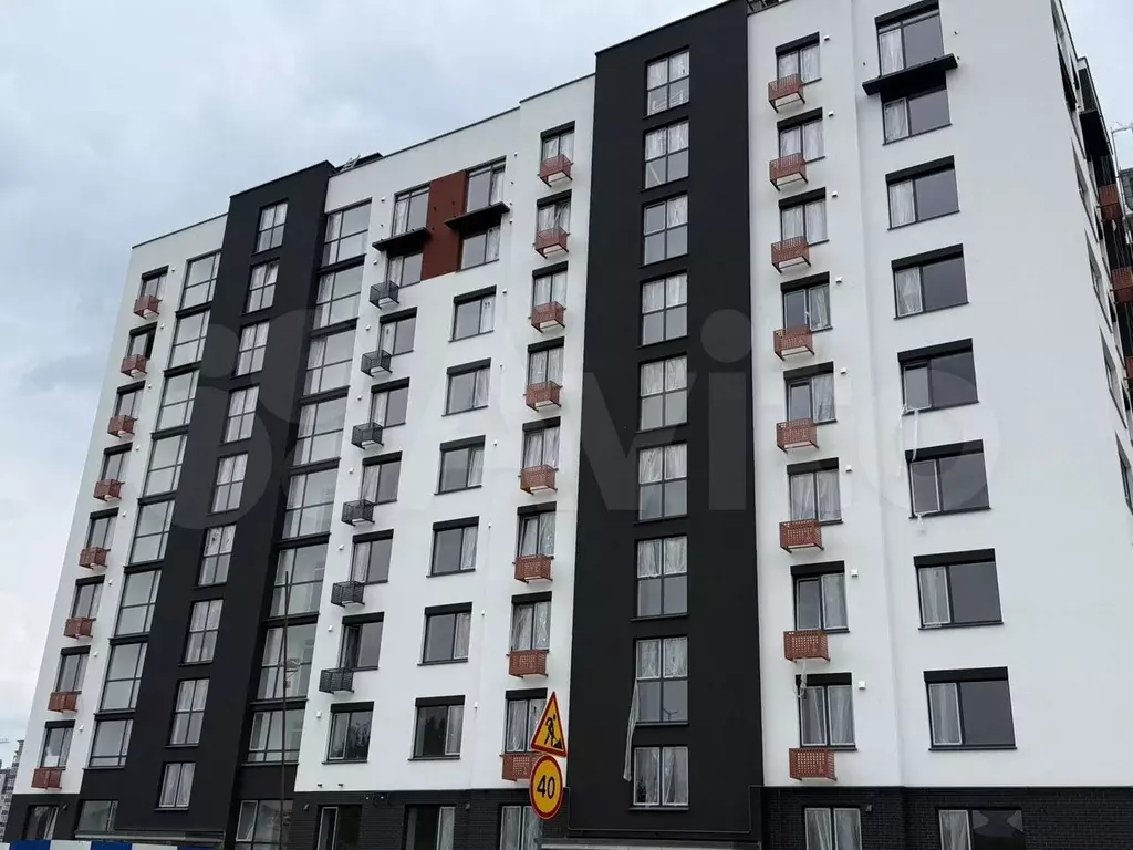 1-к. квартира, 33,3 м, 9/9 эт. - Фото 0