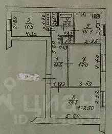 3-к кв. Ростовская область, Ростов-на-Дону Кировский просп., 75 (76.0 ... - Фото 1