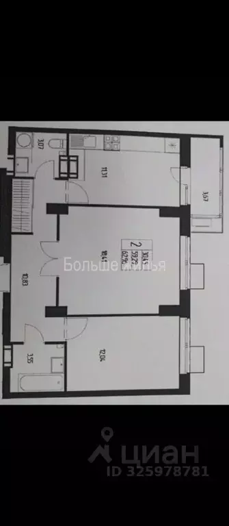 2-к кв. Волгоградская область, Волгоград Гомельская ул., 9 (63.0 м) - Фото 1