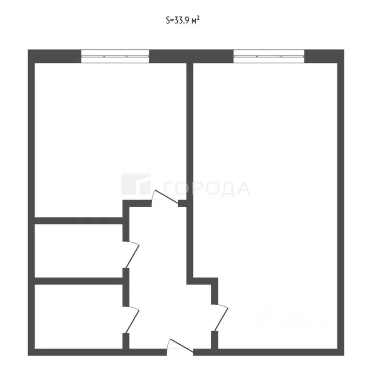 1-к кв. Алтайский край, Барнаул ул. Советской Армии, 121А (33.9 м) - Фото 2