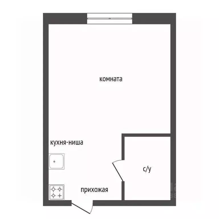 Студия Красноярский край, Красноярск ул. Корнетова, 12 (16.9 м) - Фото 1