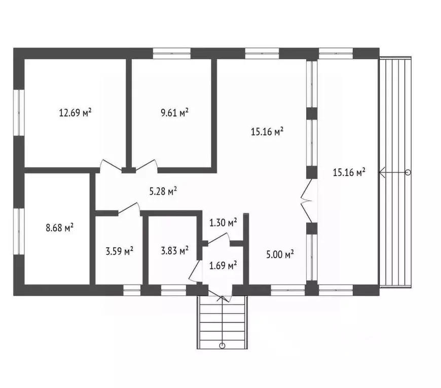 Дом в Владимирская область, Ковровский район, Малыгинское с/пос, д. ... - Фото 2