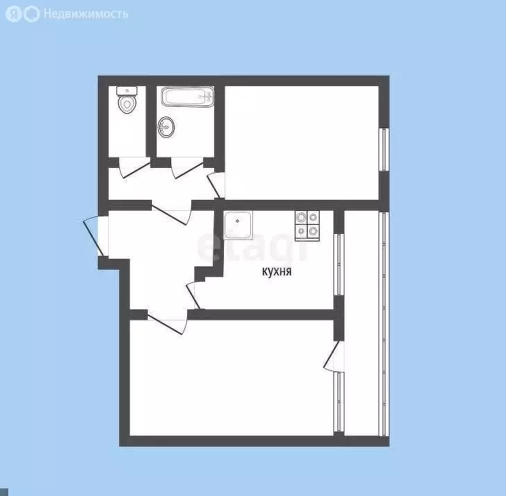 2-комнатная квартира: Ижевск, 7-я Подлесная улица, 22 (49.4 м) - Фото 1