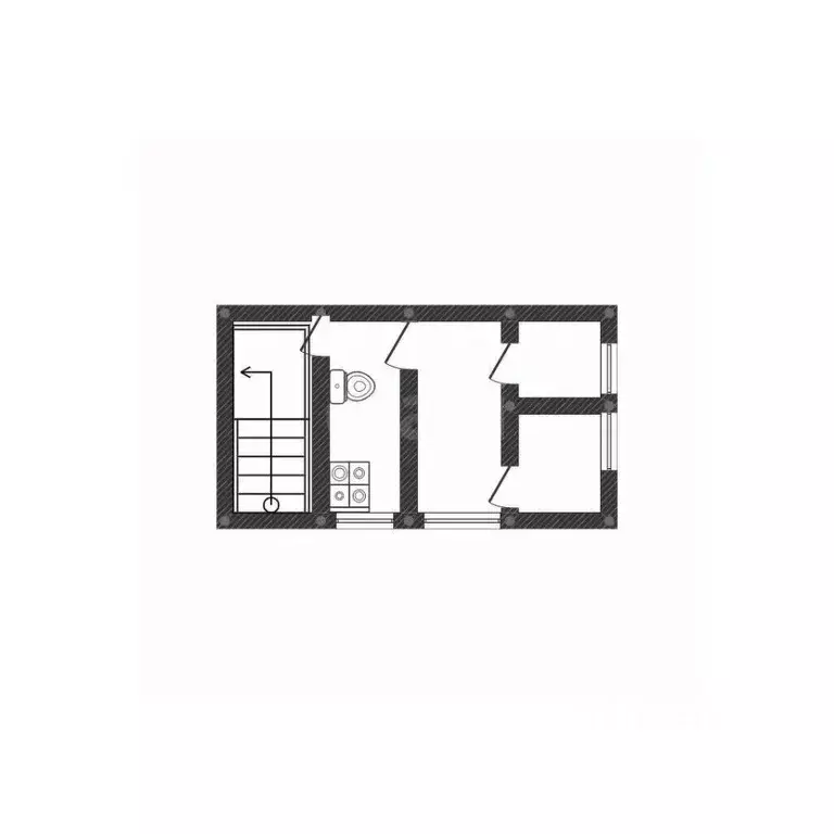 3-к кв. Белгородская область, Валуйки пер. Энергетиков, 9 (41.9 м) - Фото 2