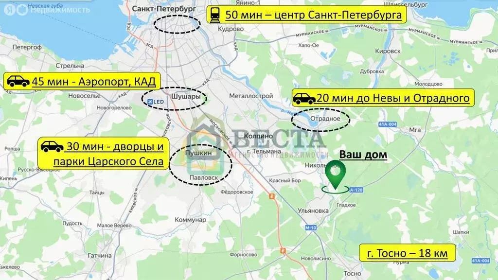 Дом в Тосненский район, Никольское городское поселение, деревня ... - Фото 0