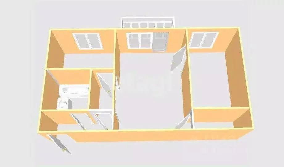 2-к кв. Сахалинская область, Южно-Сахалинск просп. Мира, 157 (45.0 м) - Фото 2