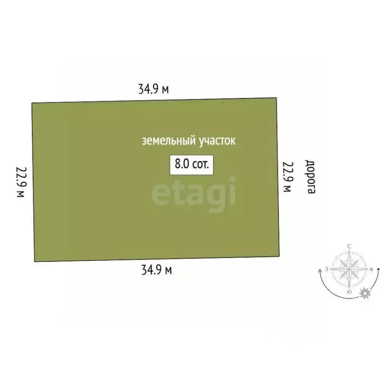 Участок в Тюменская область, Тюменский муниципальный округ, ... - Фото 2