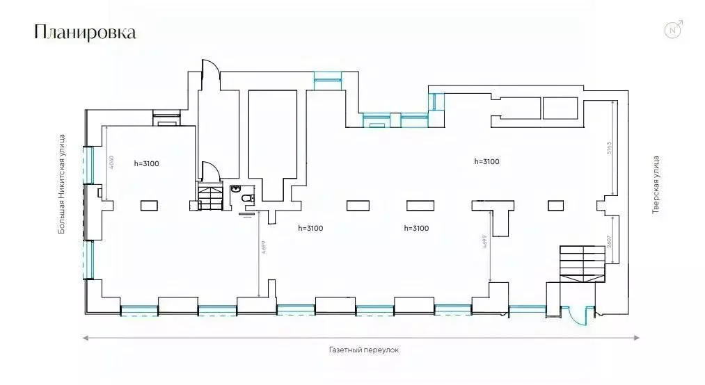 Помещение свободного назначения в Москва Большая Никитская ул., 12 ... - Фото 2