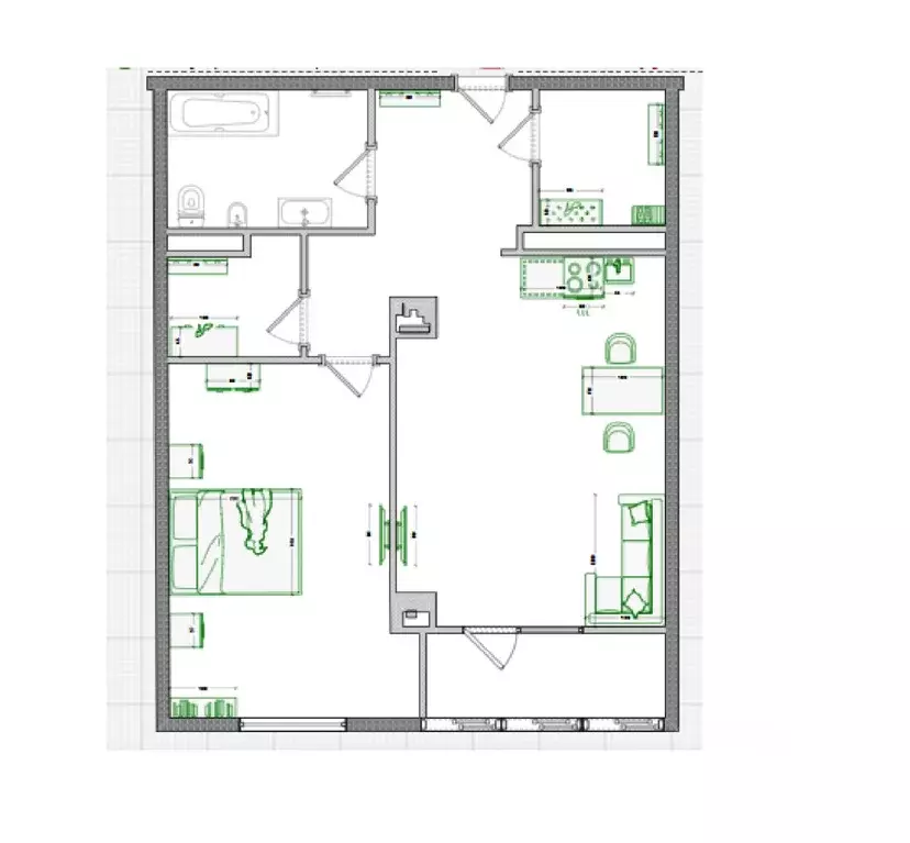 2-к кв. Москва Ленинградское ш., 25к2 (74.3 м) - Фото 2