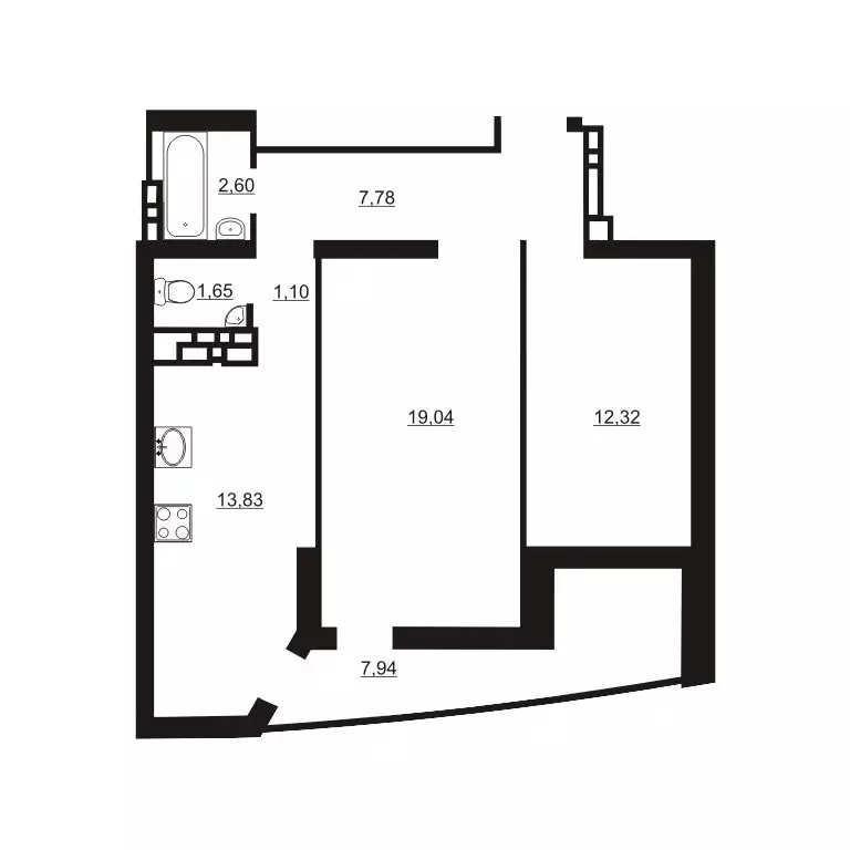 2-комнатная квартира: Энгельс, Трудовая улица, 12/7 (66.26 м) - Фото 2