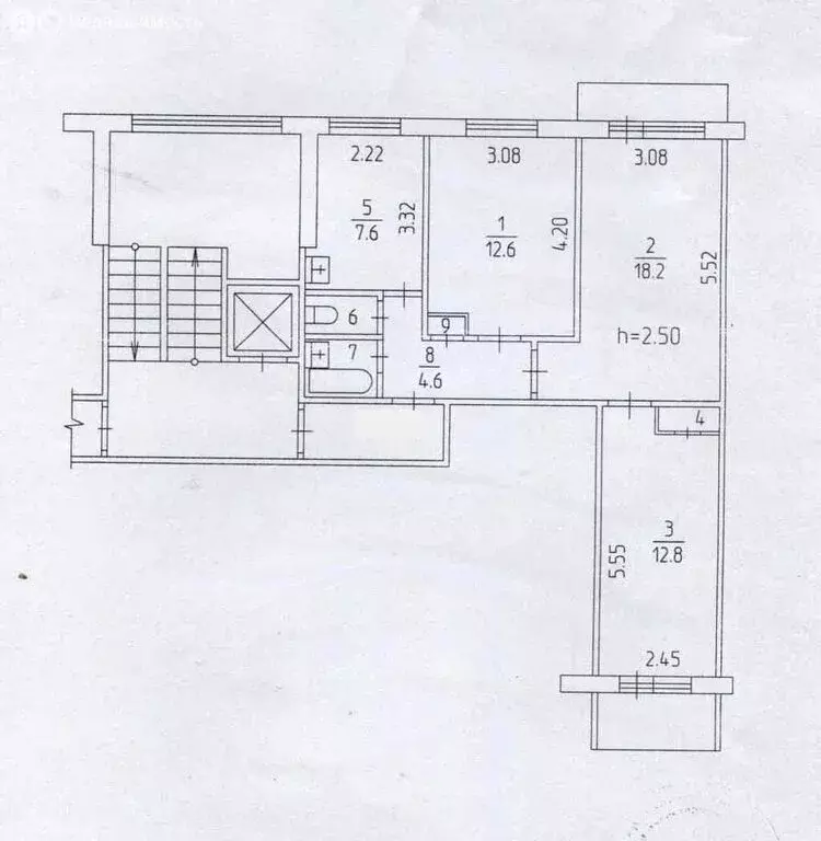 3-комнатная квартира: Пермь, Чердынская улица, 30 (60 м) - Фото 1