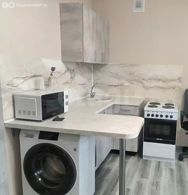 Квартира-студия: Омск, микрорайон Порт-Артур, 2-я Трамвайная улица, 39 ... - Фото 1