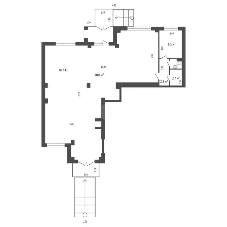 Помещение свободного назначения в Красноярский край, Красноярск ... - Фото 2