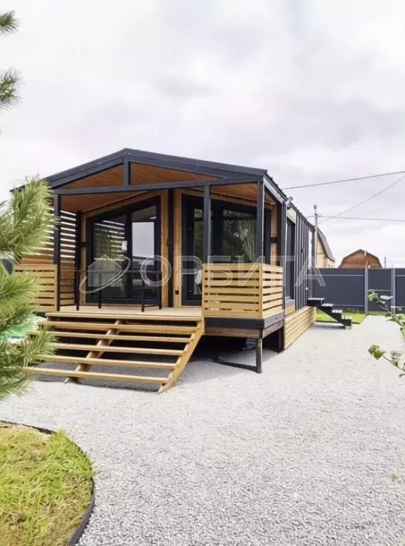 Дом в Тюменская область, Тюменский муниципальный округ, д. Якуши пер. ... - Фото 1