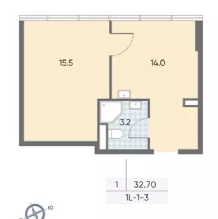 Офис в Москва бул. Братьев Весниных, 4 (33 м) - Фото 1