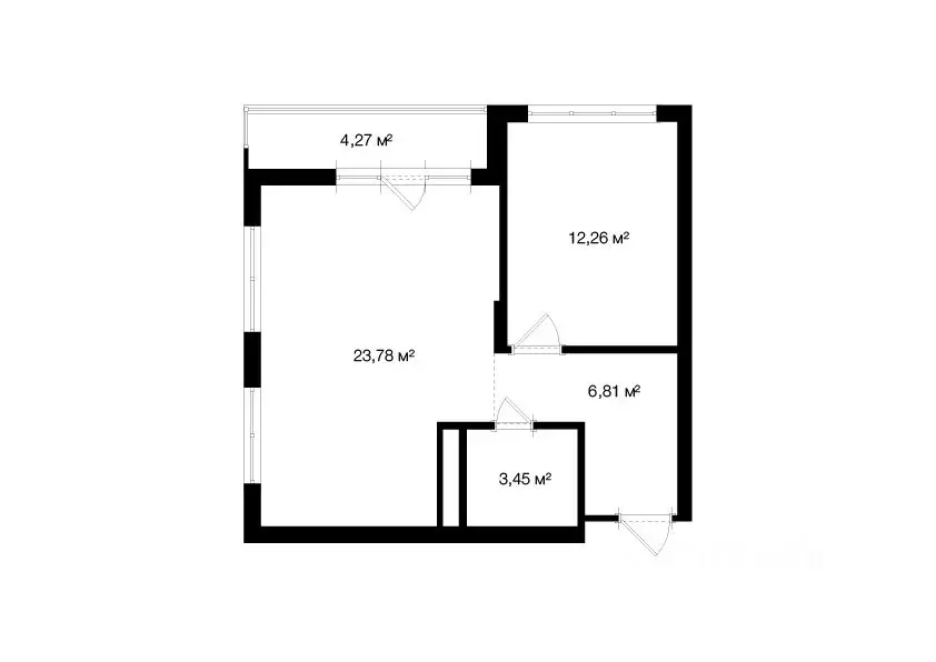 2-к кв. Москва ул. Лобановский Лес, 9 (47.5 м) - Фото 2