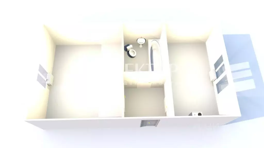 1-к кв. Ярославская область, Ярославль ул. 3-я Шоссейная, 22А (43.6 м) - Фото 2