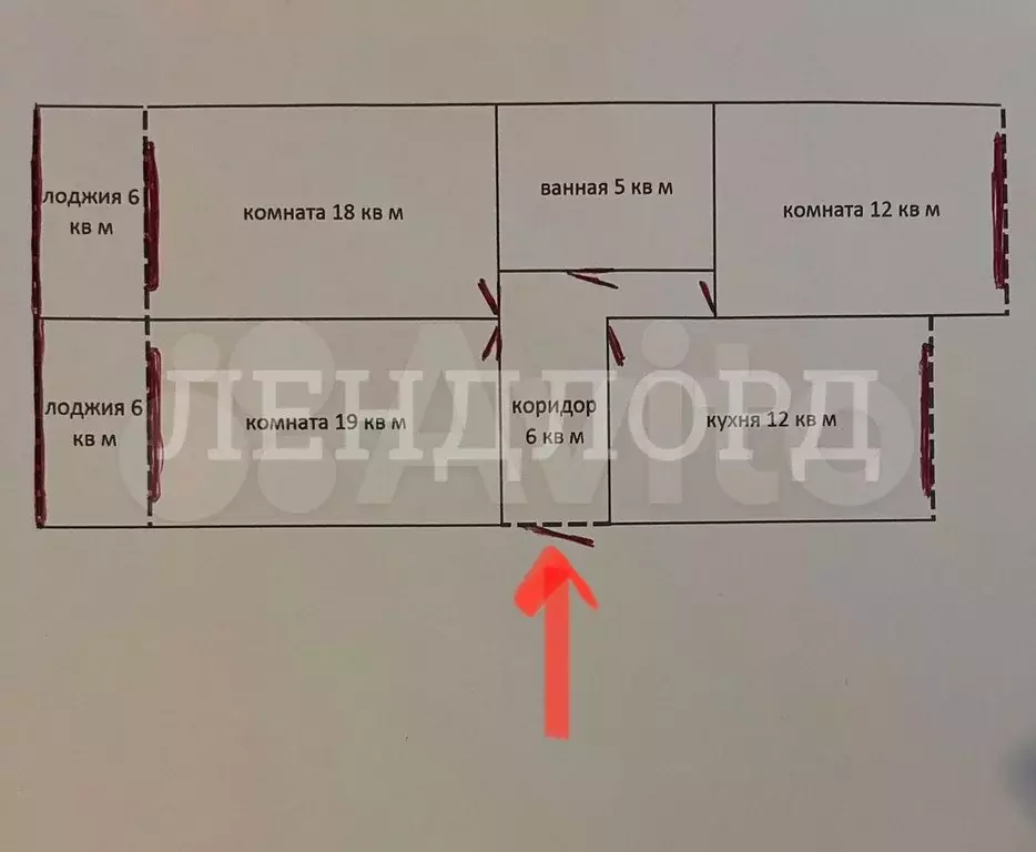 3-к. квартира, 84 м, 8/10 эт. - Фото 0