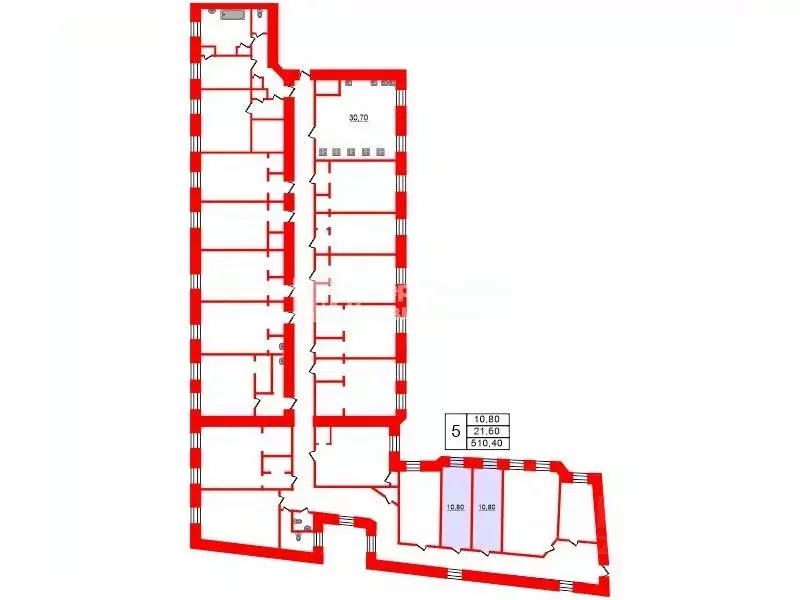 Комната Санкт-Петербург Старорусская ул., 5/3 (21.6 м) - Фото 2