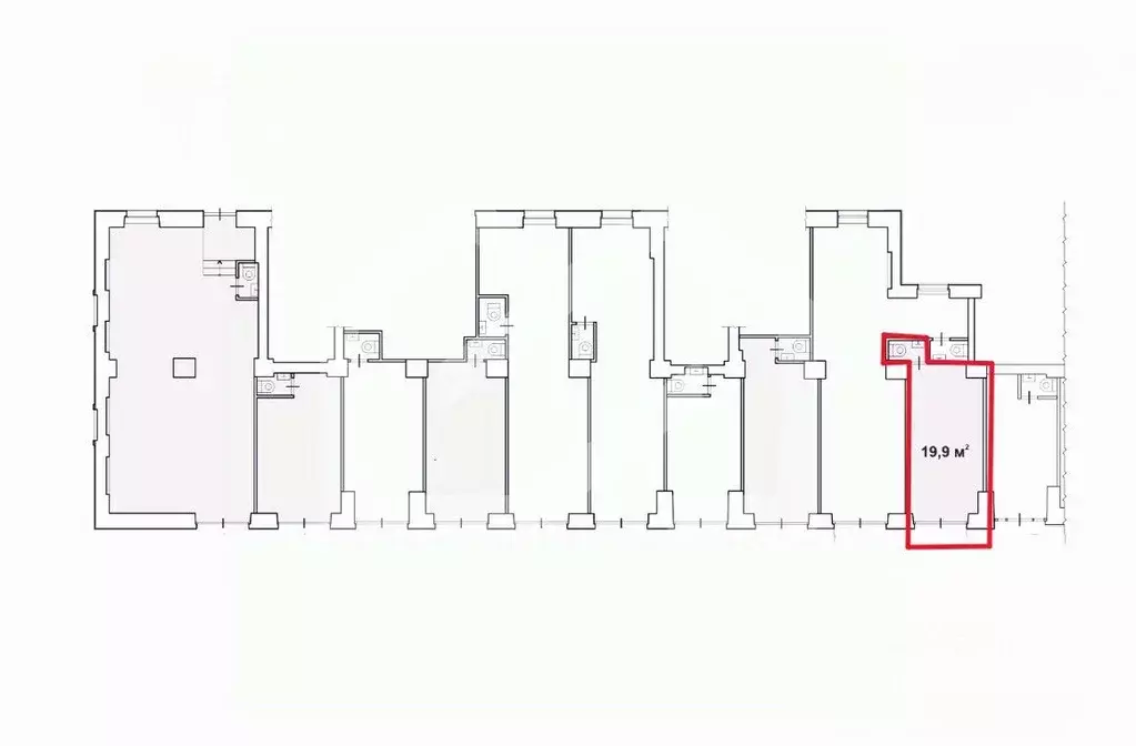 Торговая площадь в Москва ул. Дмитрия Ульянова, 10/1К1 (20 м) - Фото 1
