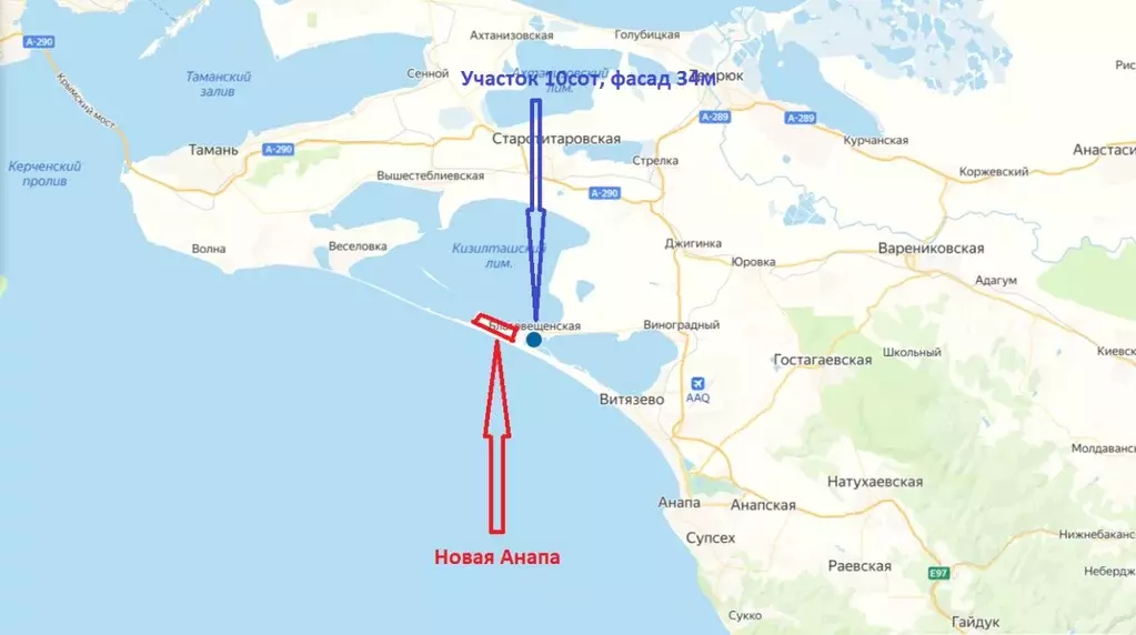 Участок в Краснодарский край, Анапа муниципальный округ, ... - Фото 1