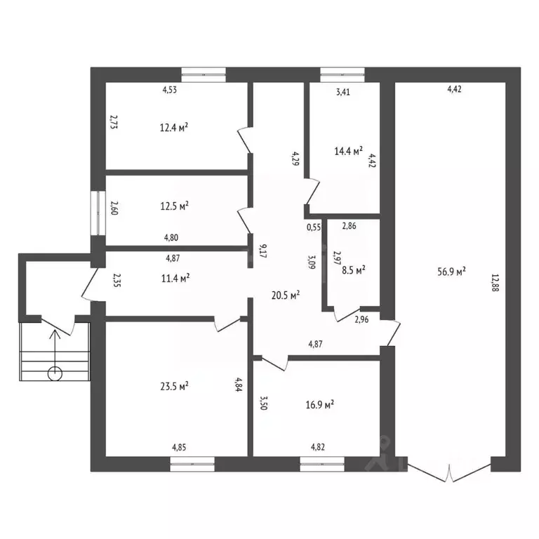 Дом в Амурская область, Благовещенск 5-я Стройка мкр, ул. Молодежная, ... - Фото 2
