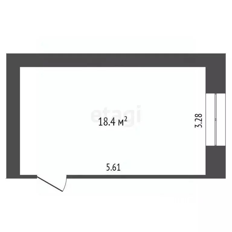 Комната Татарстан, Набережные Челны просп. Вахитова, 17 (18.4 м) - Фото 2