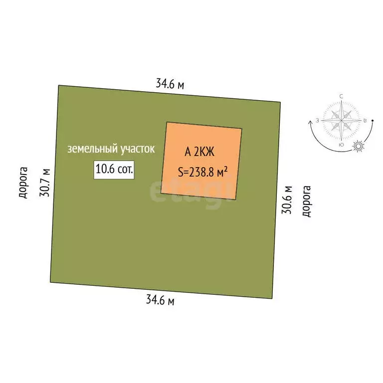 Дом в Тюмень, СНТ Факел, 4-я линия (238.8 м) - Фото 1