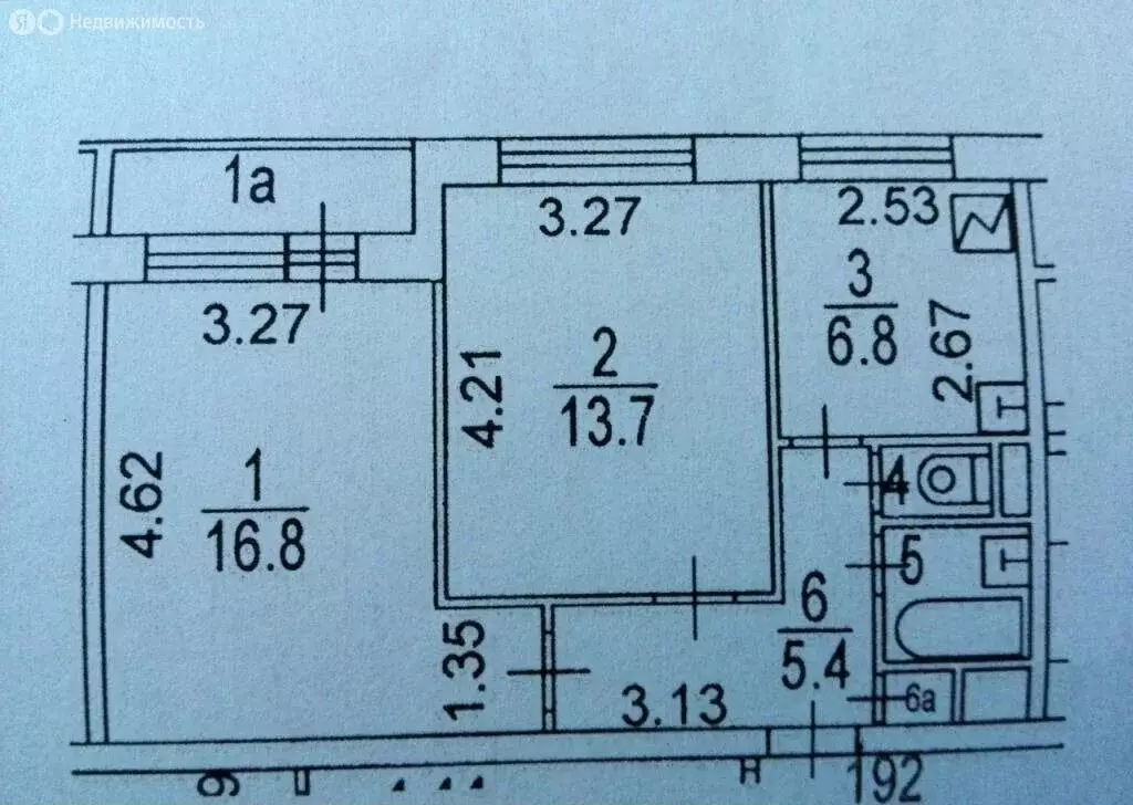 2-комнатная квартира: Москва, Мелиховская улица, 6 (46 м) - Фото 1