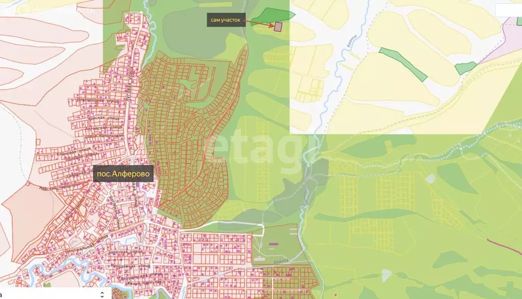 Участок в Майминский район, село Кызыл-Озек (30 м) - Фото 1