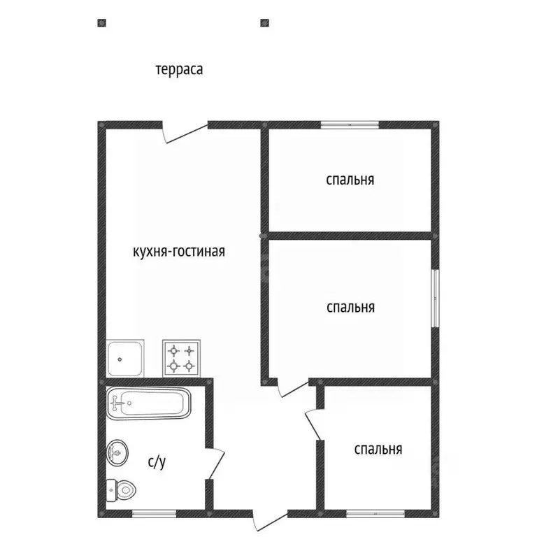 Дом в Башкортостан, Уфимский район, Кирилловский сельсовет, д. ... - Фото 2