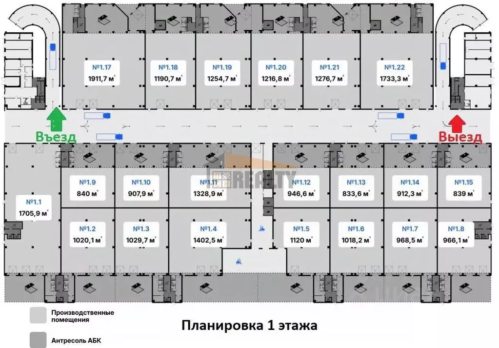 Производственное помещение в Москва Алтуфьевское ш., 27А (834 м) - Фото 2