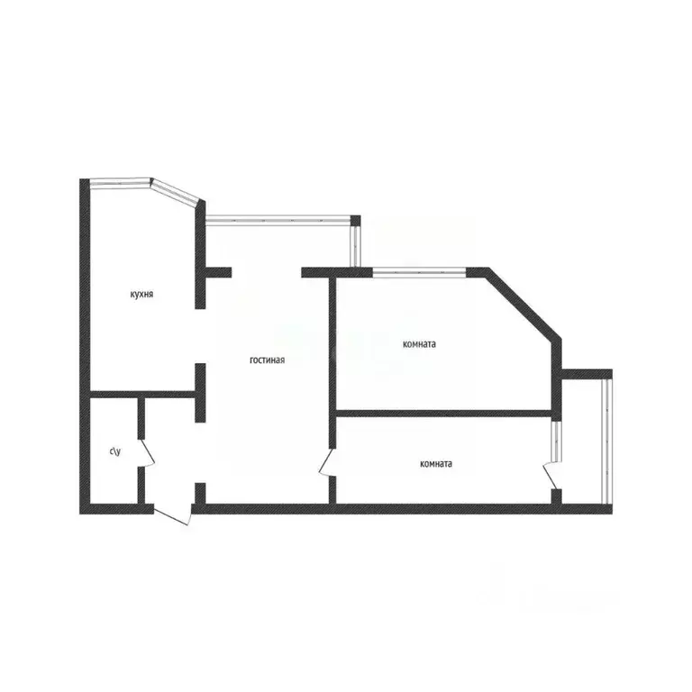 2-к кв. Приморский край, Владивосток Некрасовская ул., 90 (69.6 м) - Фото 2