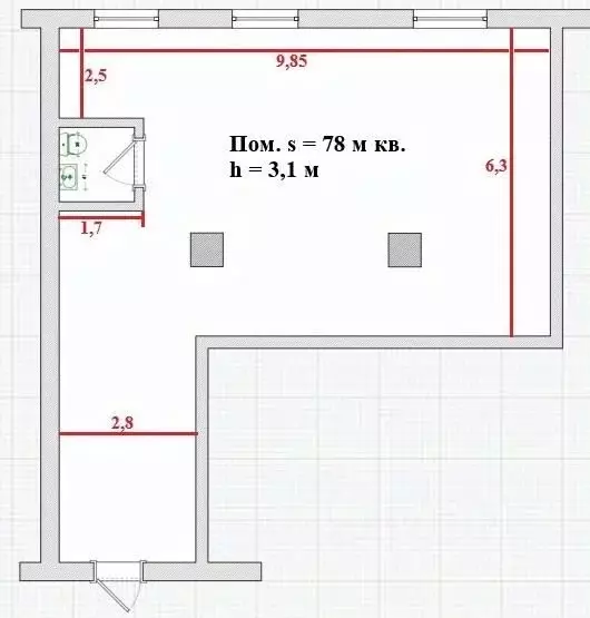 Торговая площадь в Ярославская область, Ярославль просп. Толбухина, 68 ... - Фото 2