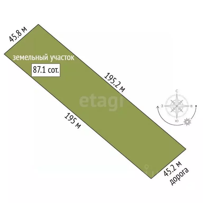 Участок в Крым, Бахчисарайский район, Куйбышевское с/пос, с. Танковое ... - Фото 2
