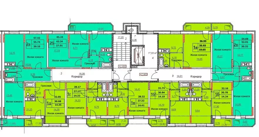 2-к кв. Московская область, Клин Майданово мкр,  (54.69 м) - Фото 1