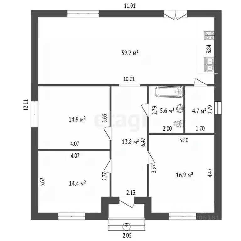 Дом в Ростовская область, Аксайский район, Щепкинское с/пос, пос. ... - Фото 2