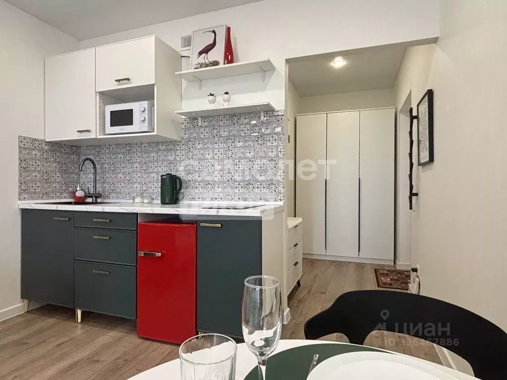 Студия Курская область, Курск ул. Энгельса, 158к1 (28.3 м) - Фото 2