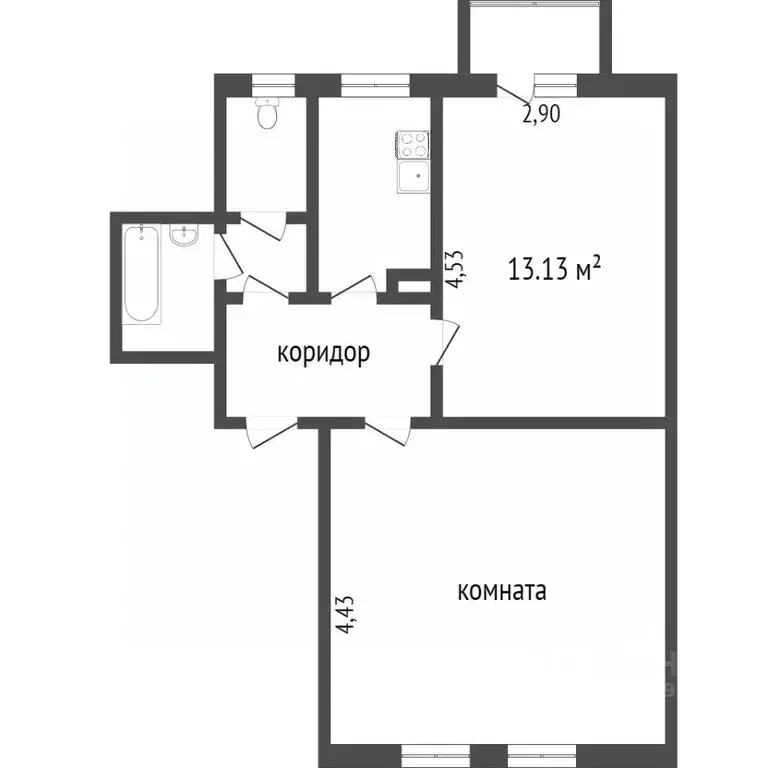 2-к кв. Бурятия, Улан-Удэ ул. Гастелло, 7 (47.0 м) - Фото 2