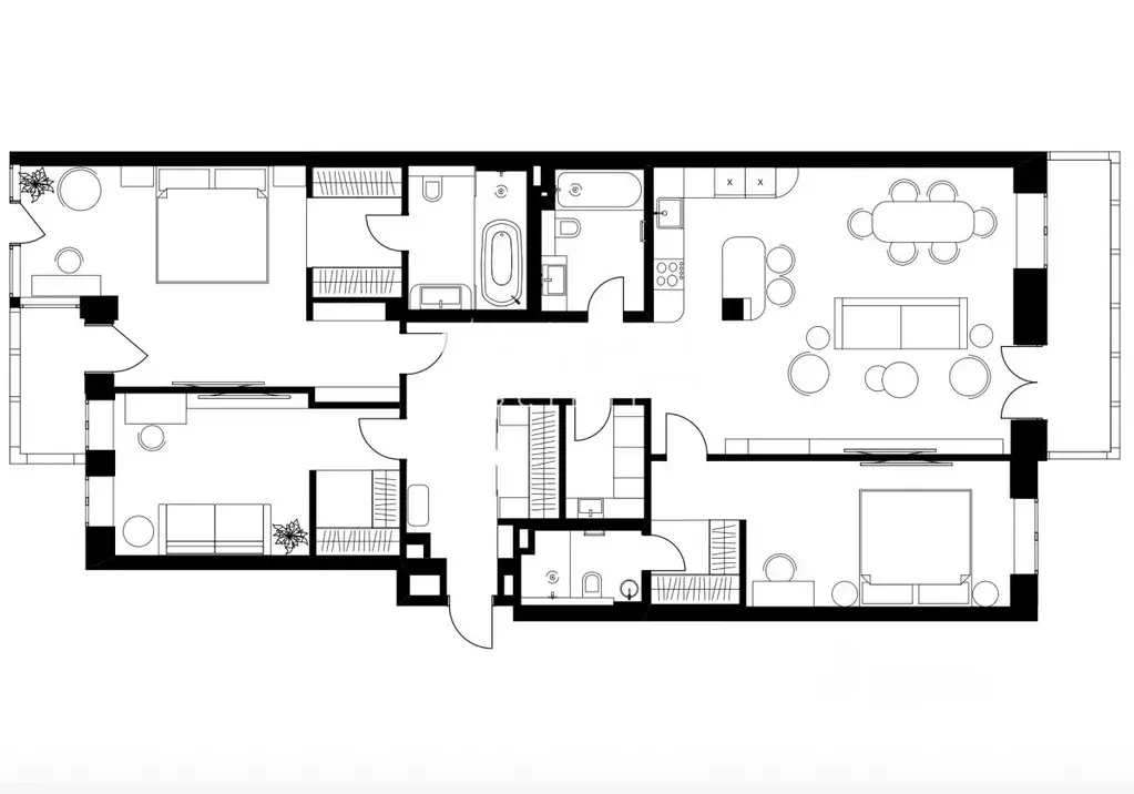 4-к кв. Москва Хлыновский туп., 4 (160.0 м) - Фото 1