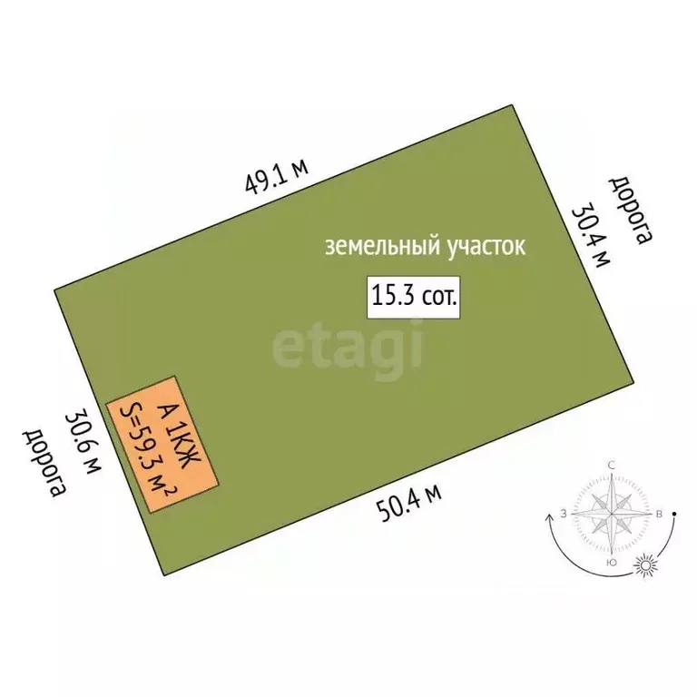 Дом в Тюменская область, с. Нижняя Тавда ул. Фестивальная (54 м) - Фото 2