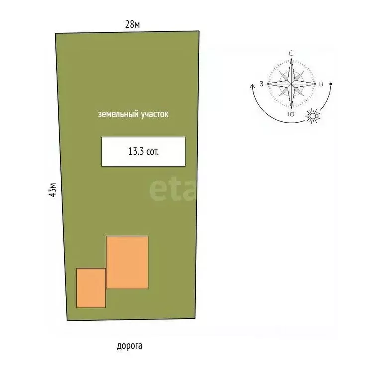 Дом в Забайкальский край, Читинский район, Угданское с/пос, с. Угдан ... - Фото 2