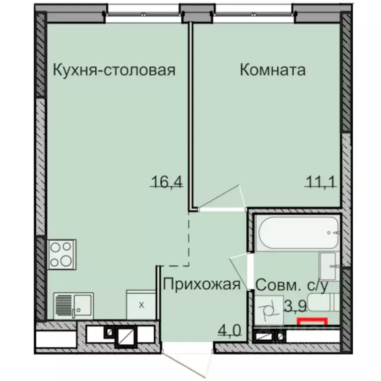 1-к кв. Удмуртия, Ижевск Строитель жилрайон, 5-й мкр, Нео жилой ... - Фото 0