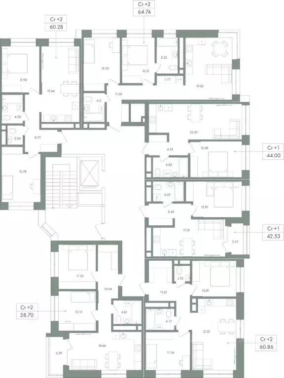 1-к кв. Ханты-Мансийский АО, Сургут ул. Крылова (44.0 м) - Фото 1