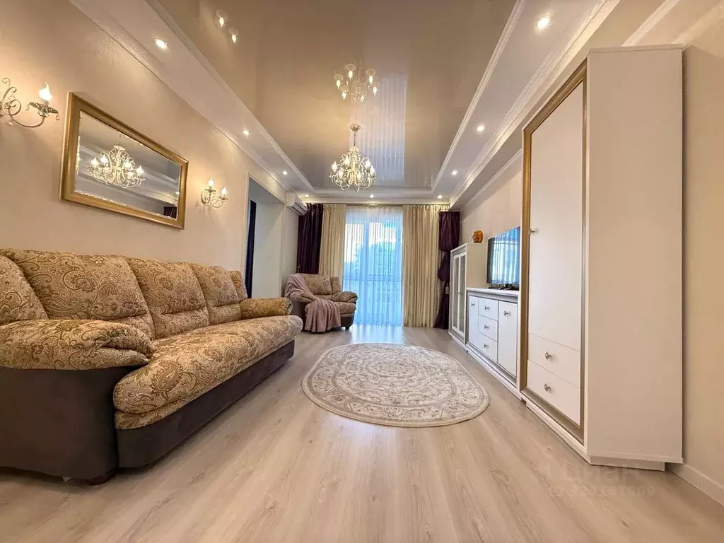 1-к кв. Северная Осетия, Владикавказ Владикавказская ул., 67к1 (54.7 ... - Фото 1